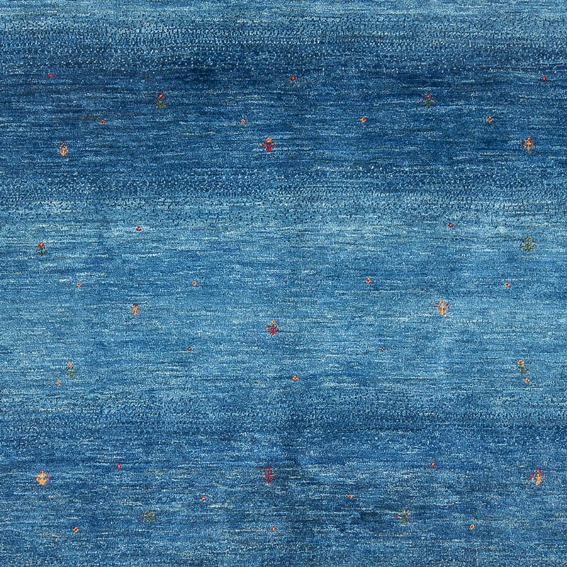 Tapis Gabbeh - Loribaft Persan - 252 x 173 cm - bleu foncé