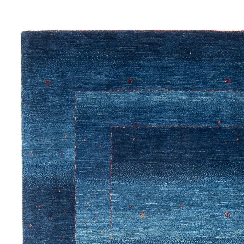 Tapis Gabbeh - Loribaft Persan - 252 x 173 cm - bleu foncé