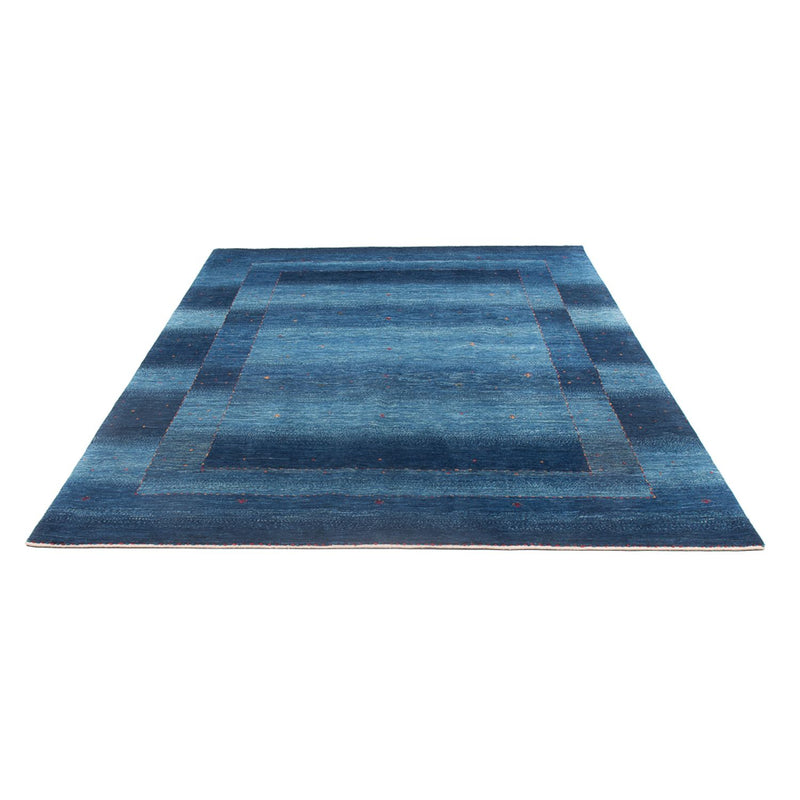 Tapis Gabbeh - Loribaft Persan - 252 x 173 cm - bleu foncé