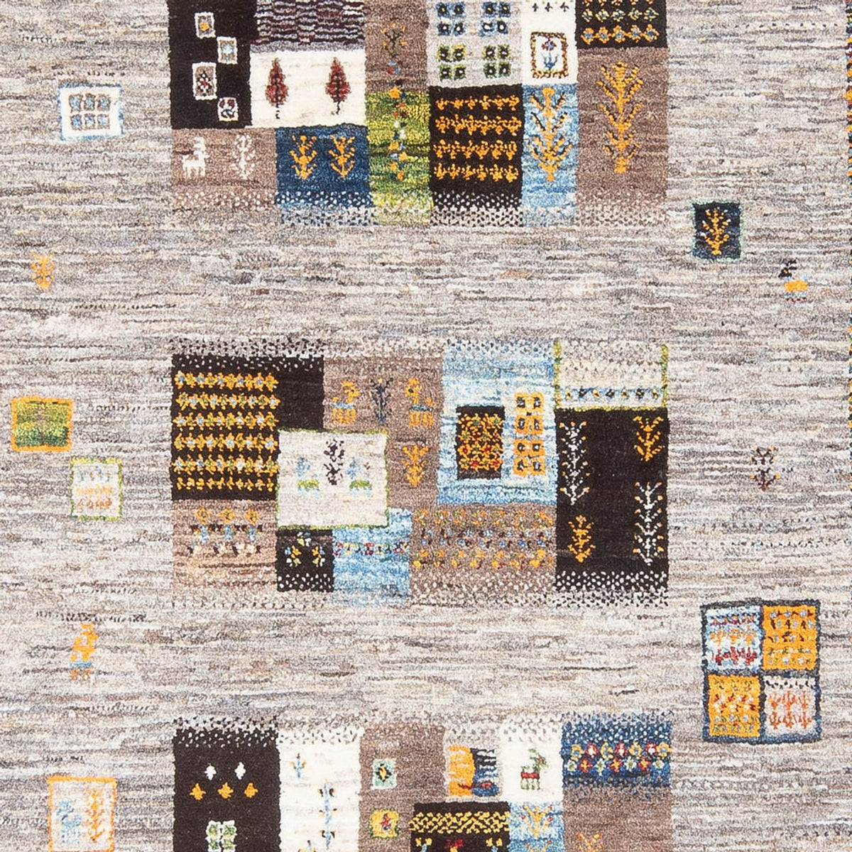 Tapis Gabbeh - Loribaft Persan - 236 x 164 cm - multicolore