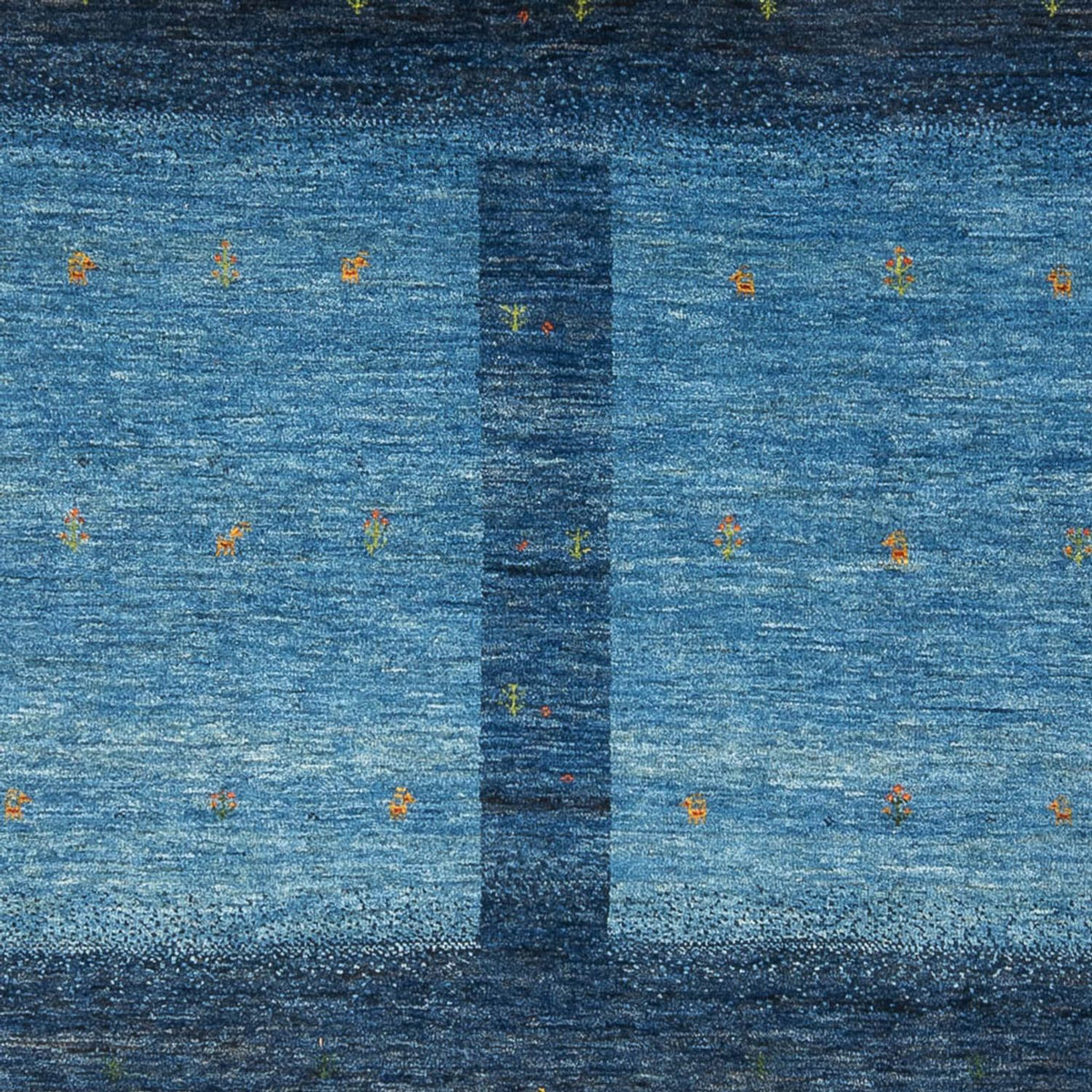 Tapis Gabbeh - Loribaft Persan - 250 x 170 cm - bleu foncé