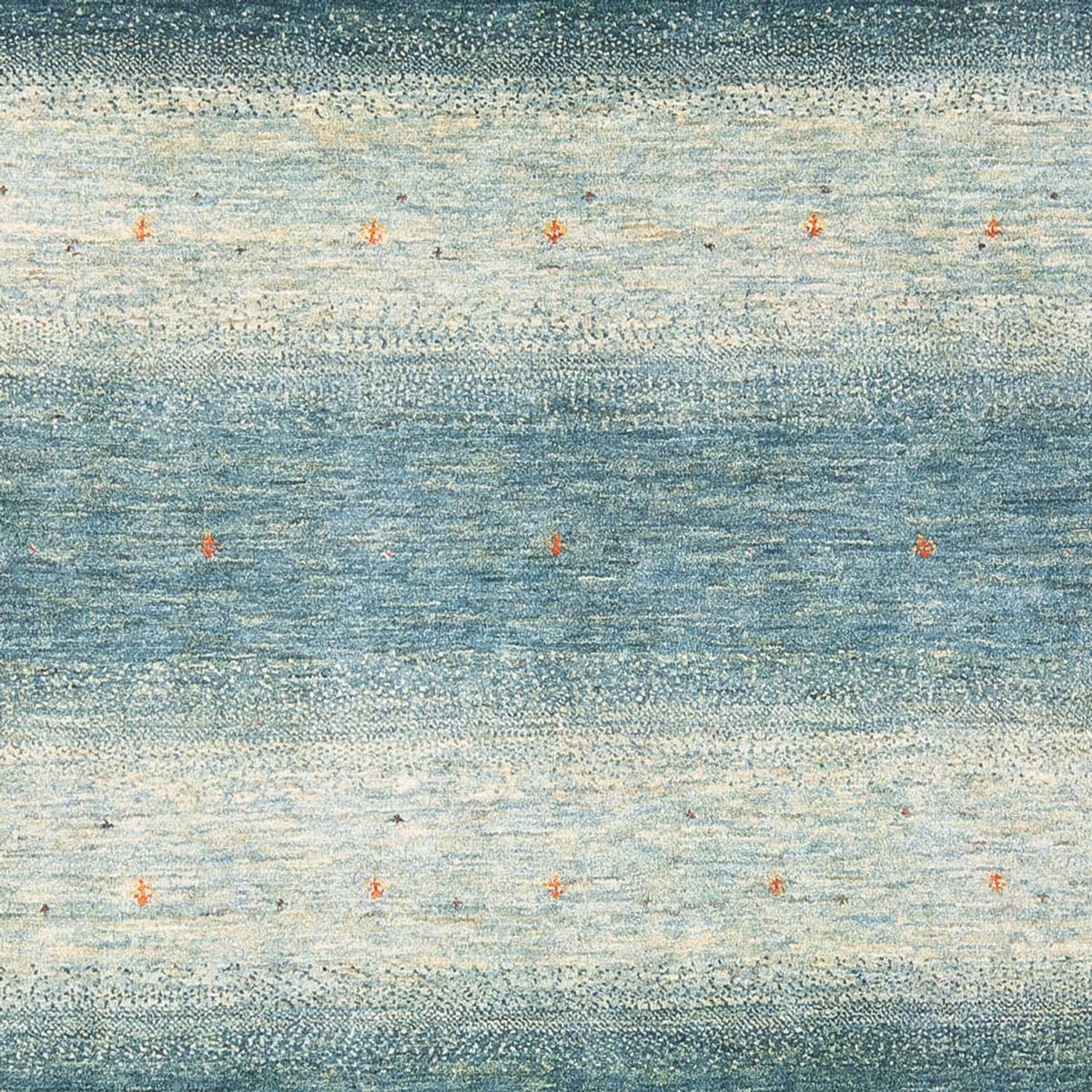 Tapis Gabbeh - Loribaft Persan - 250 x 168 cm - bleu clair