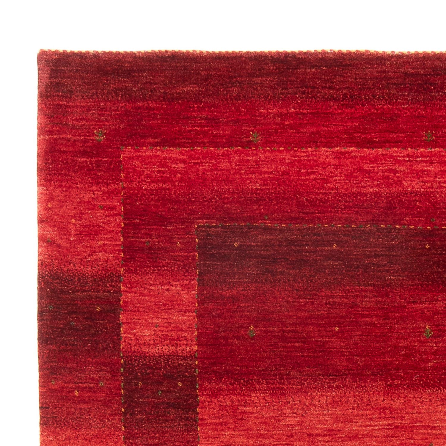 Tapis Gabbeh - Loribaft Persan - 226 x 174 cm - rouge