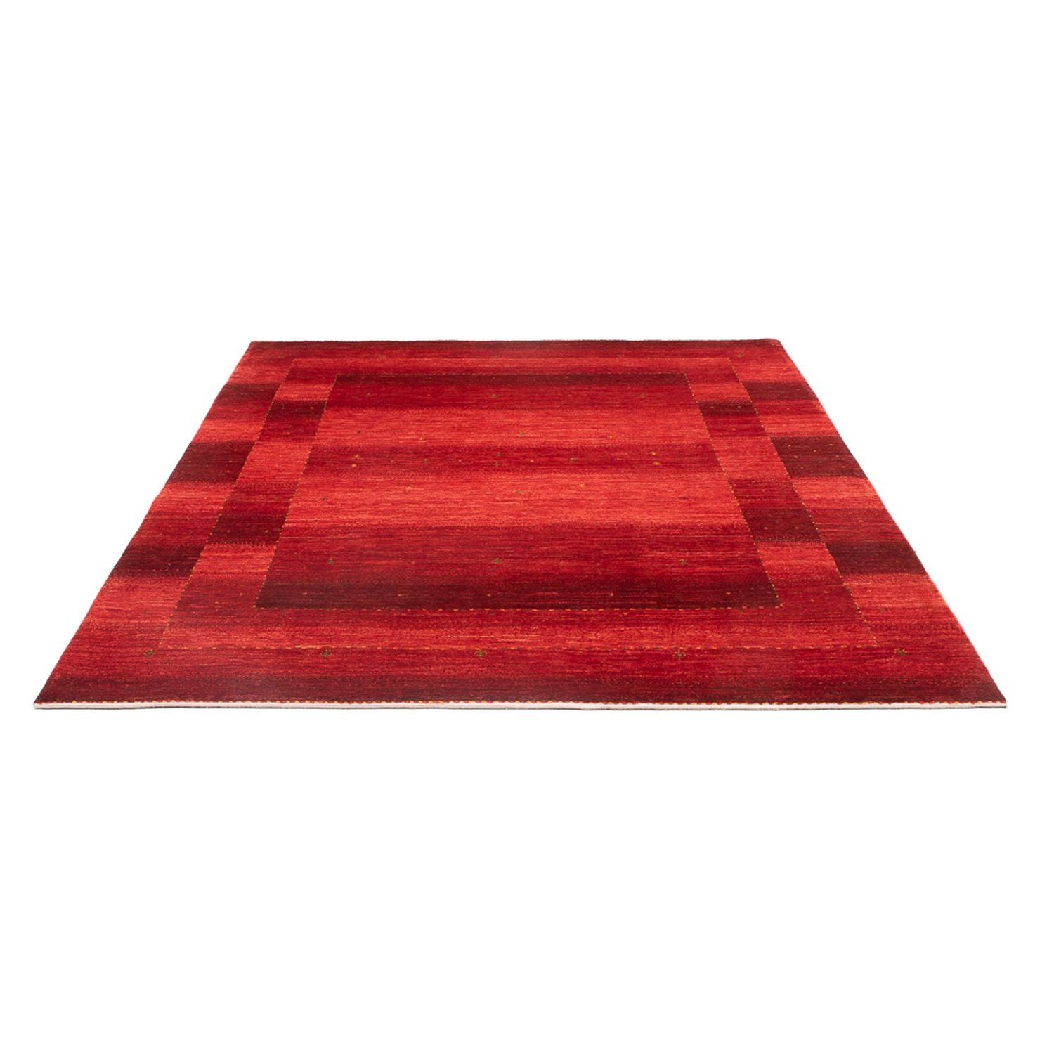 Tapis Gabbeh - Loribaft Persan - 226 x 174 cm - rouge