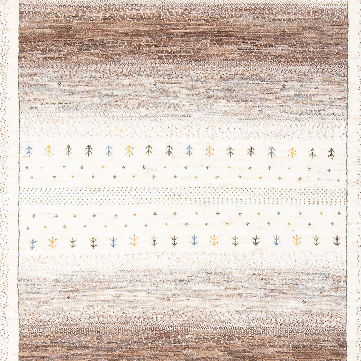 Tapis Gabbeh - Loribaft Persan - 244 x 177 cm - multicolore
