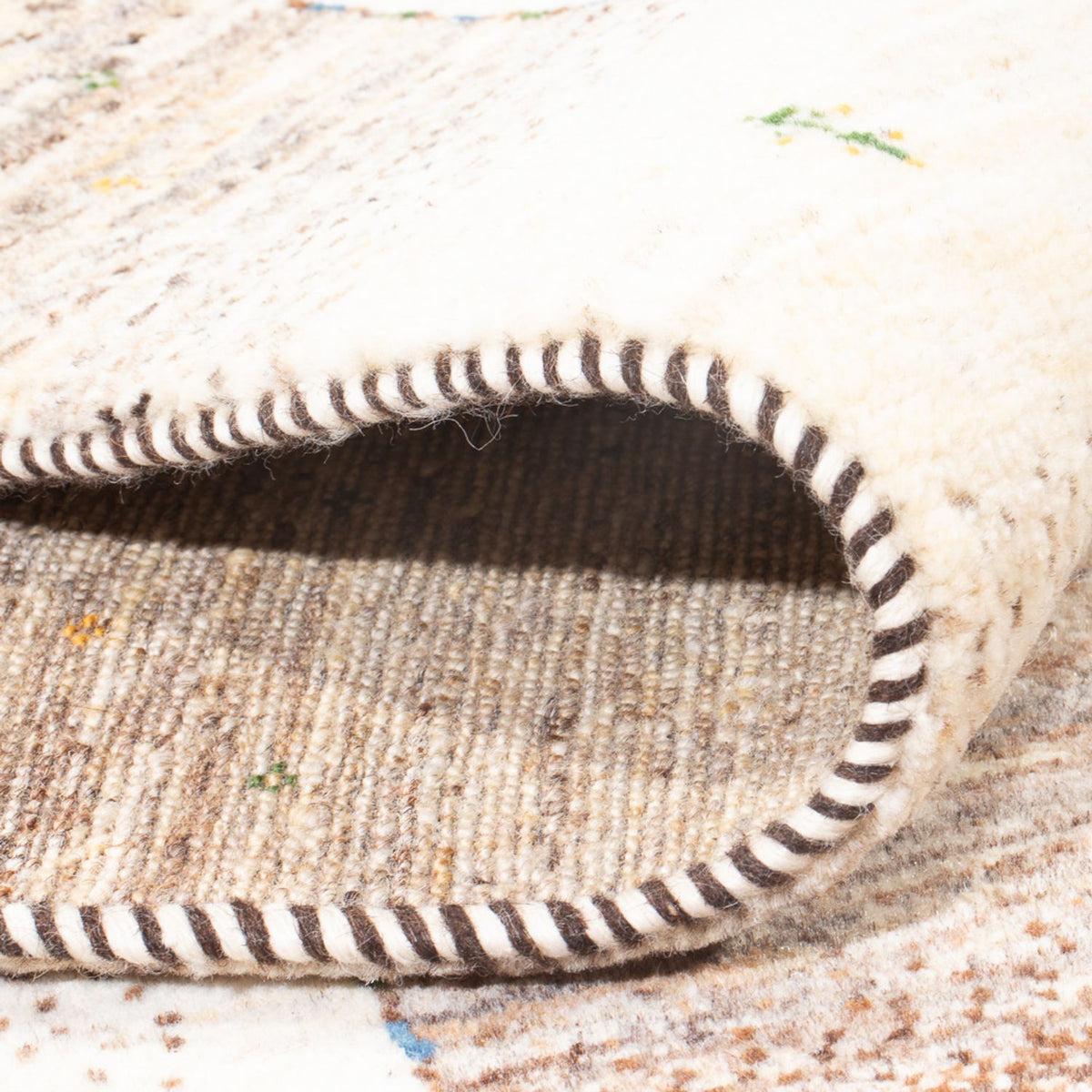 Tapis Gabbeh - Loribaft Persan - 244 x 177 cm - multicolore