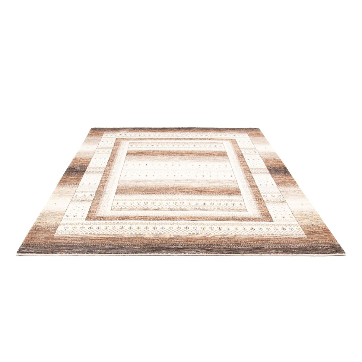 Tapis Gabbeh - Loribaft Persan - 244 x 177 cm - multicolore