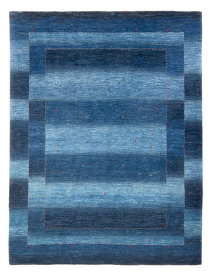 Tapis Gabbeh - Loribaft Persan - 232 x 179 cm - bleu de mer