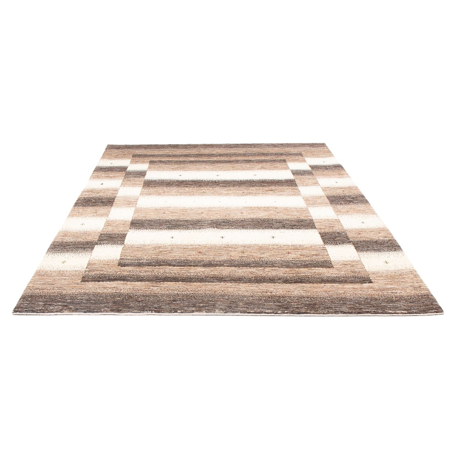 Tapis Gabbeh - Loribaft Persan - 246 x 174 cm - multicolore
