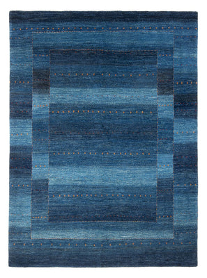 Tapis Gabbeh - Loribaft Persan - 241 x 180 cm - bleu de mer