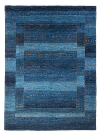 Tapis Gabbeh - Loribaft Persan - 241 x 180 cm - bleu de mer