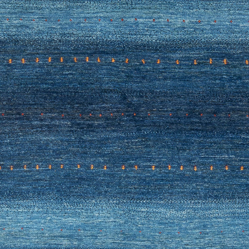 Tapis Gabbeh - Loribaft Persan - 241 x 180 cm - bleu de mer