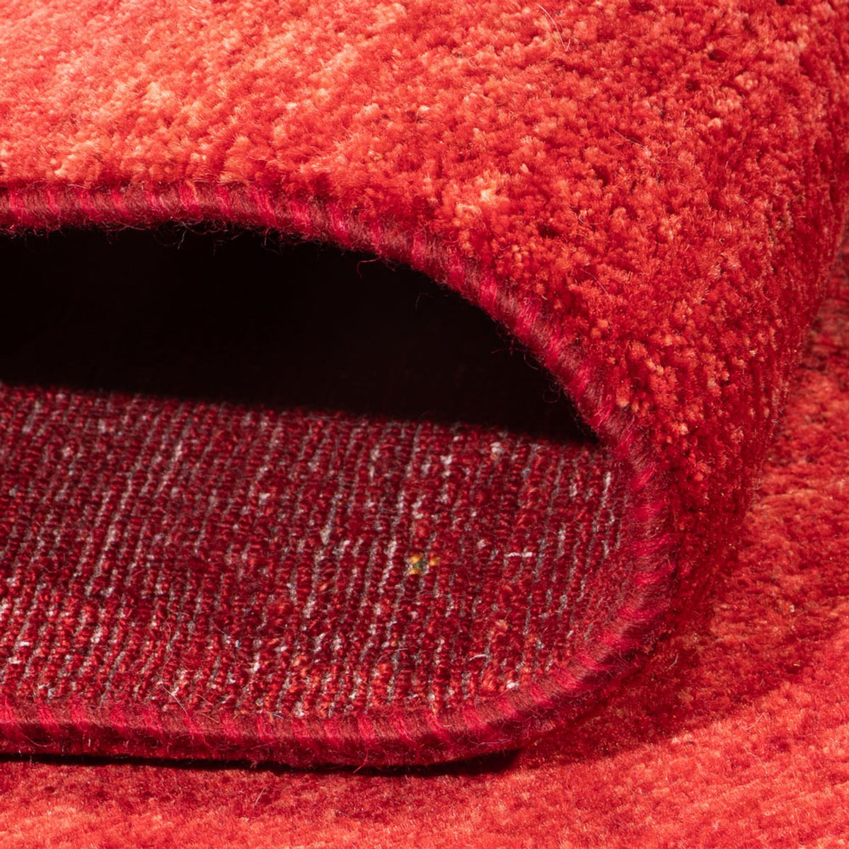 Tapis Gabbeh - Loribaft Persan - 220 x 180 cm - rouge