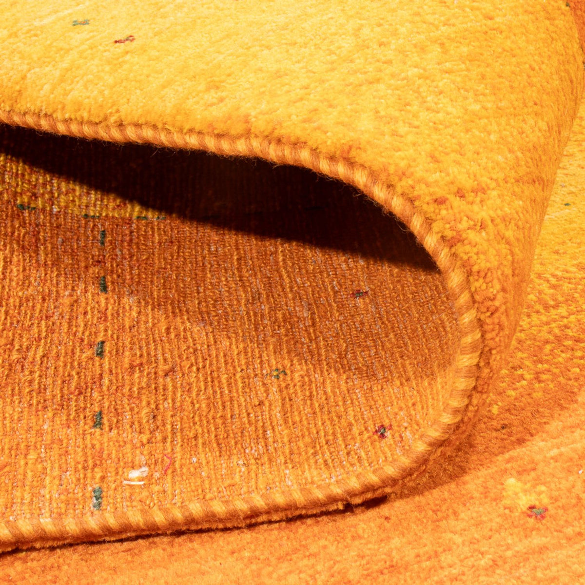 Tapis Gabbeh - Loribaft Persan - 238 x 183 cm - or