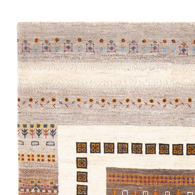 Tapis Gabbeh - Loribaft Persan - 226 x 160 cm - multicolore