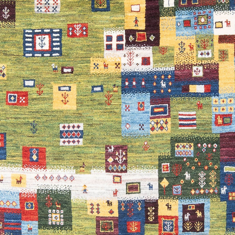 Tapis Gabbeh - Loribaft Persan - 236 x 175 cm - multicolore