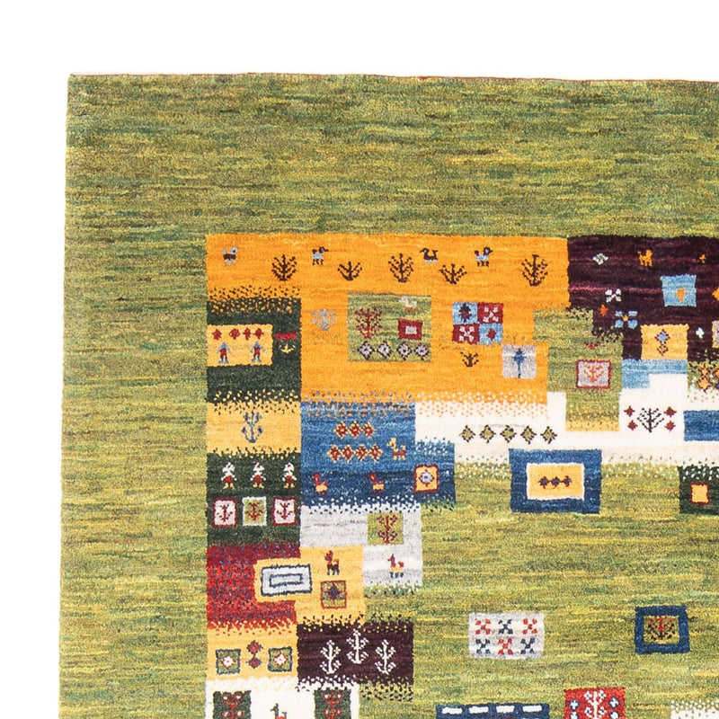 Tapis Gabbeh - Loribaft Persan - 236 x 175 cm - multicolore