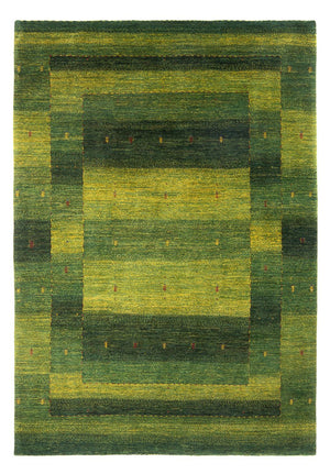 Tapis Gabbeh - Loribaft Persan - 243 x 166 cm - vert foncé