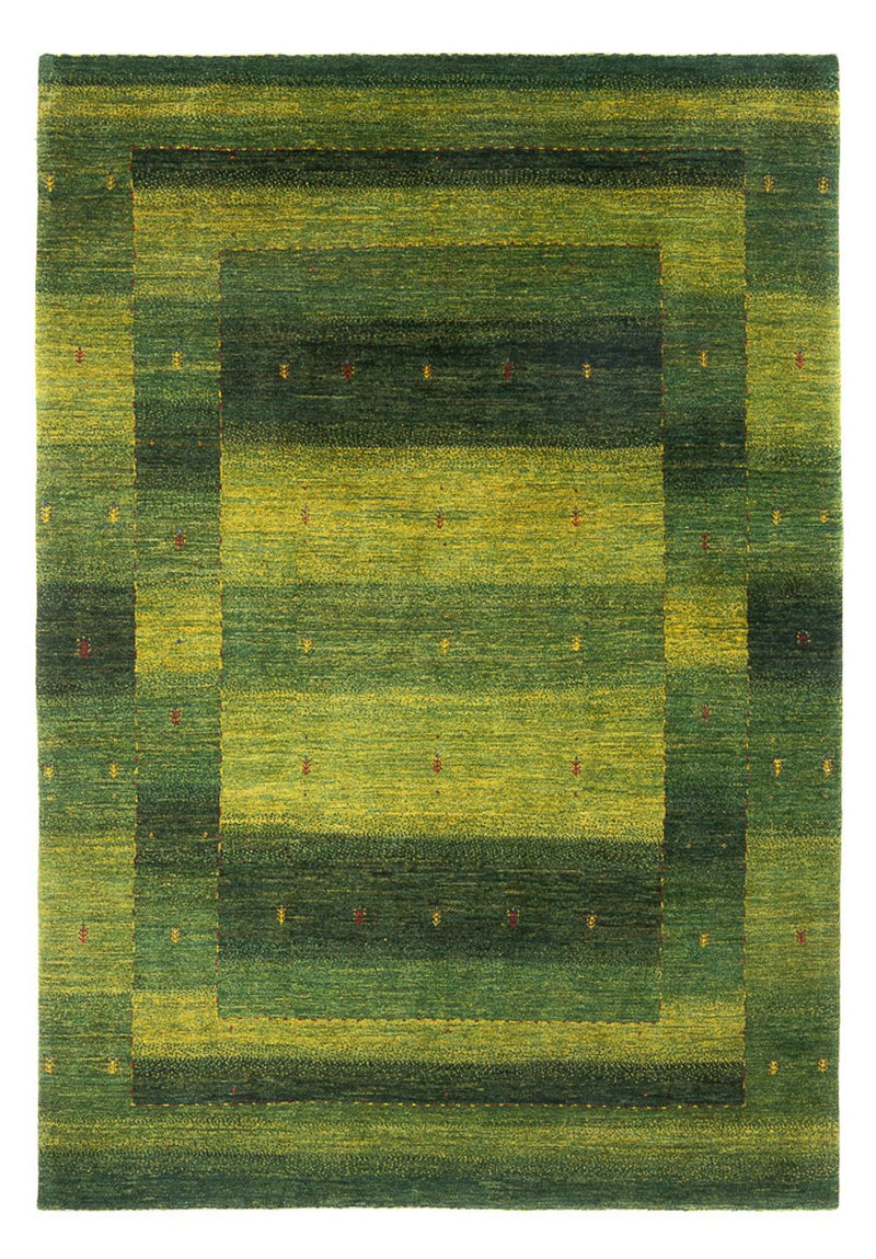 Tapis Gabbeh - Loribaft Persan - 243 x 166 cm - vert foncé