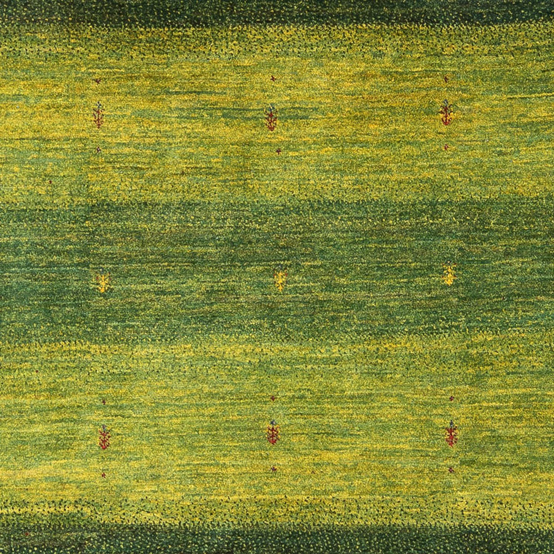 Tapis Gabbeh - Loribaft Persan - 243 x 166 cm - vert foncé