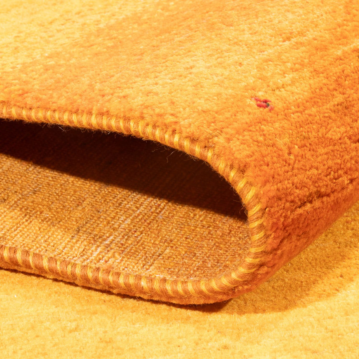 Tapis Gabbeh - Loribaft Persan - 236 x 173 cm - orange