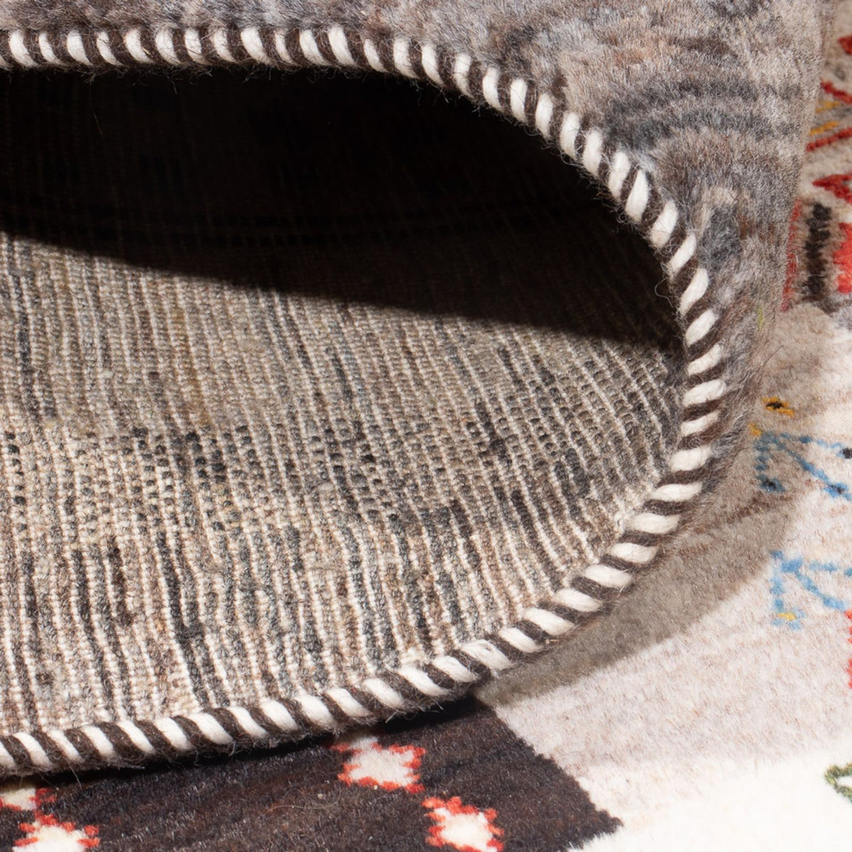 Tapis Gabbeh - Loribaft Persan - 255 x 196 cm - multicolore