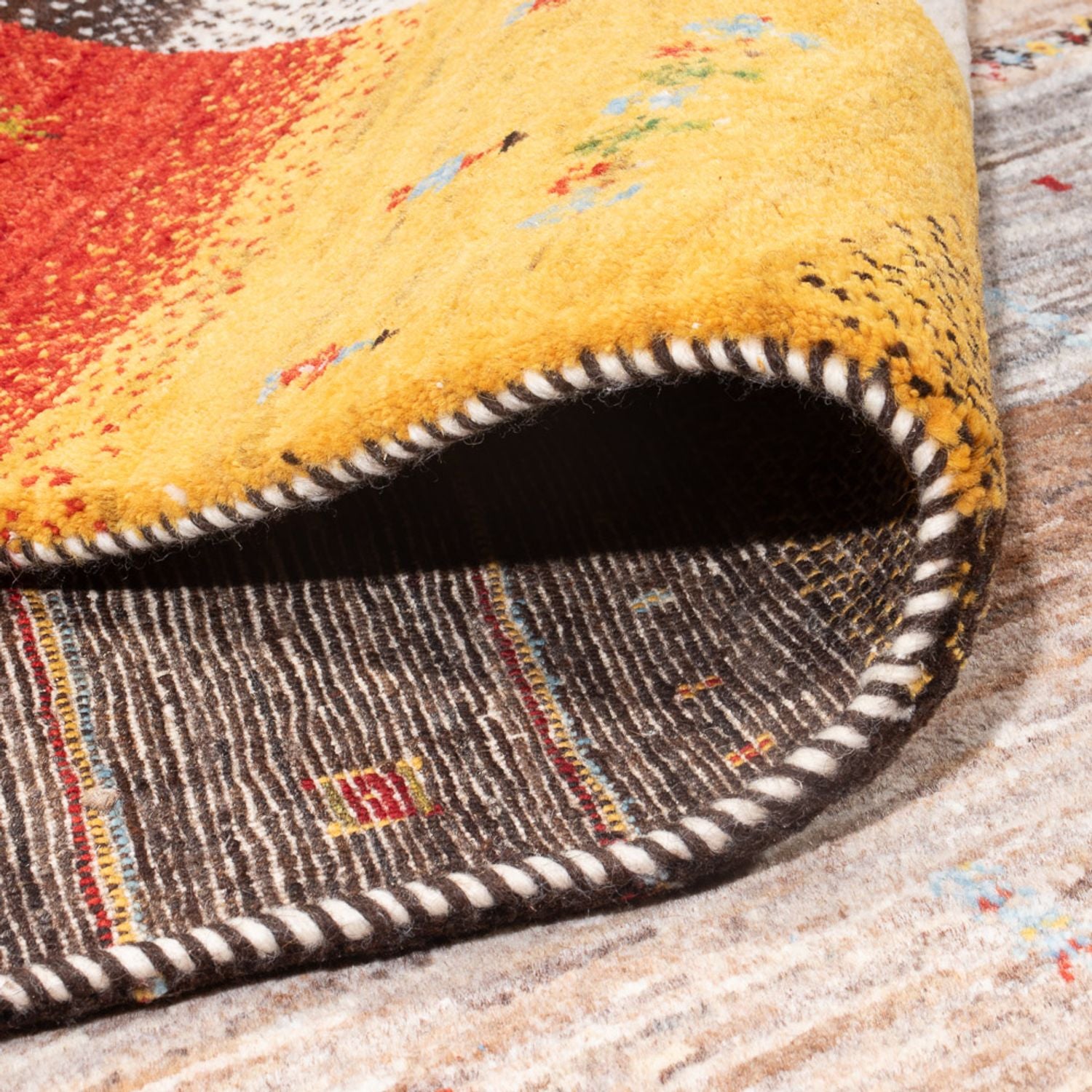Tapis Gabbeh - Loribaft Persan - 301 x 203 cm - multicolore