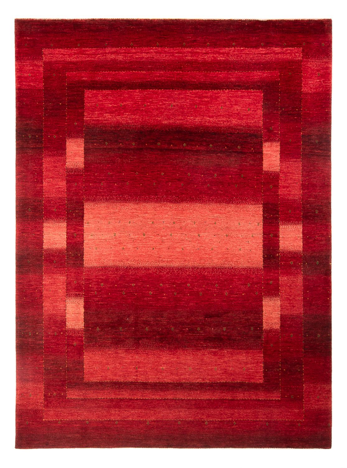 Tapis Gabbeh - Loribaft Persan - 302 x 222 cm - rouge