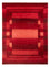 Tapis Gabbeh - Loribaft Persan - 302 x 222 cm - rouge