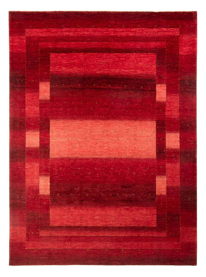 Tapis Gabbeh - Loribaft Persan - 302 x 222 cm - rouge