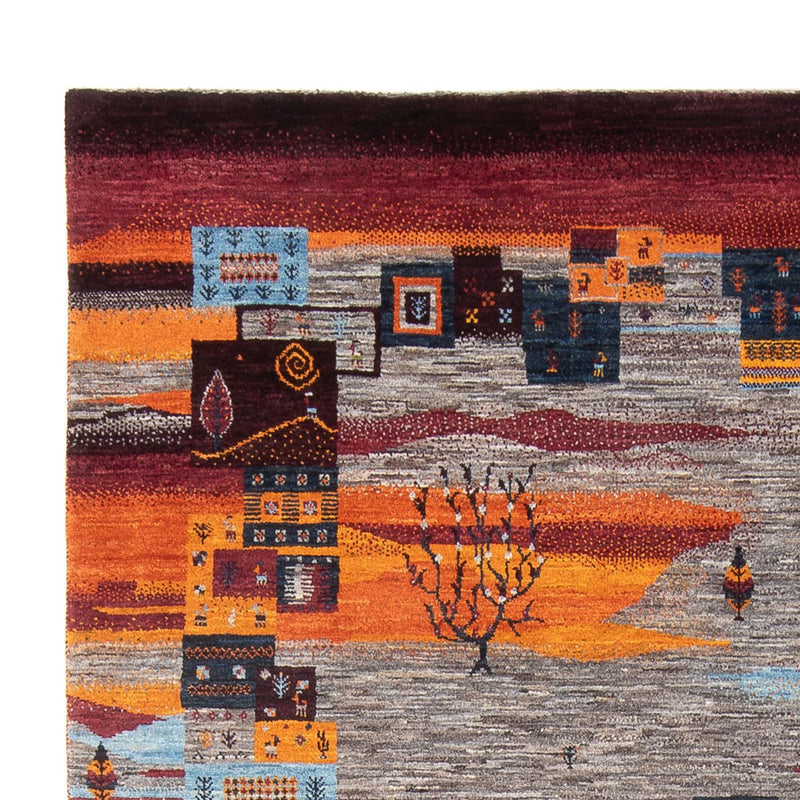 Tapis Gabbeh - Loribaft Persan - 276 x 204 cm - multicolore