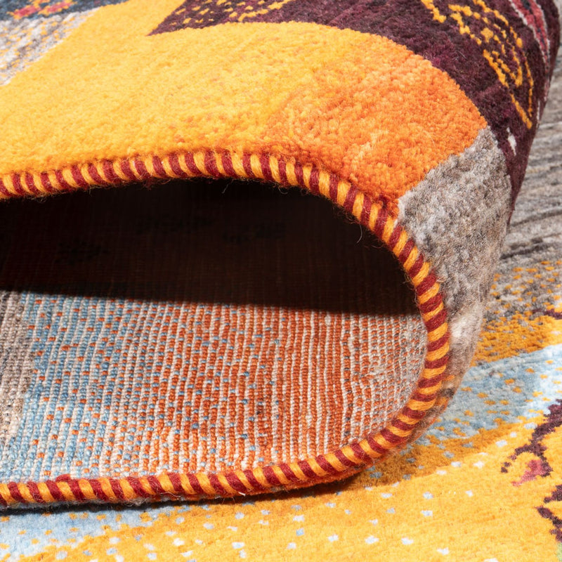 Tapis Gabbeh - Loribaft Persan - 276 x 204 cm - multicolore