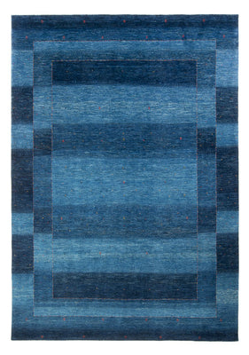Tapis Gabbeh - Loribaft Persan - 312 x 214 cm - bleu de mer