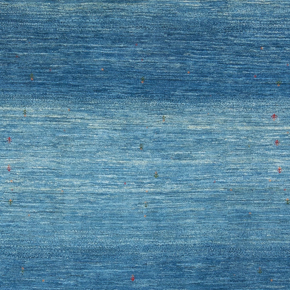 Tapis Gabbeh - Loribaft Persan - 297 x 216 cm - bleu de mer