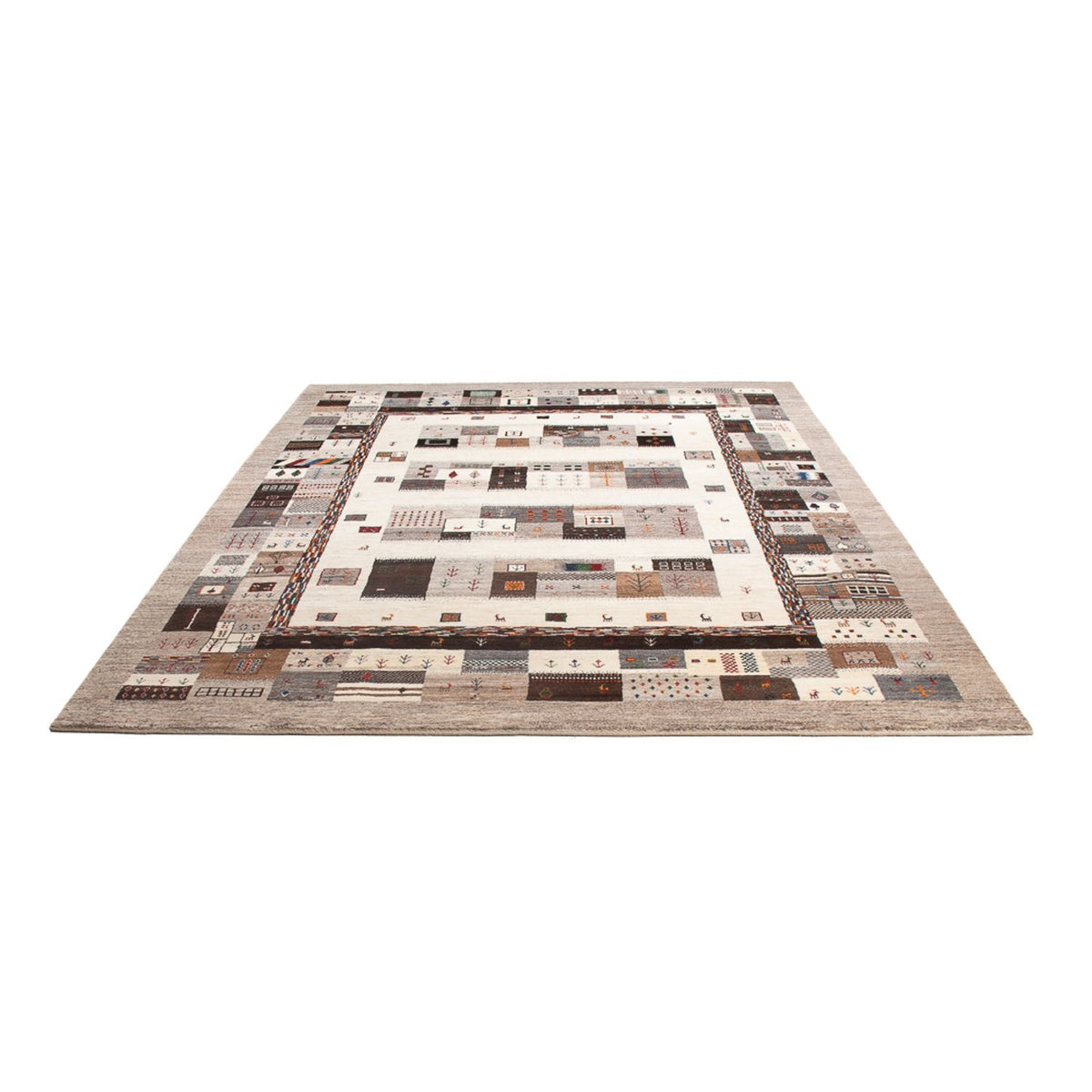 Tapis Gabbeh - Loribaft Persan - 278 x 201 cm - multicolore