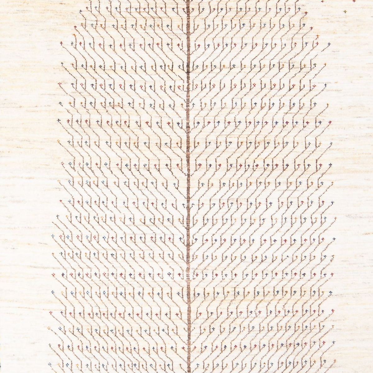 Tapis Gabbeh - Loribaft Persan - 321 x 215 cm - multicolore