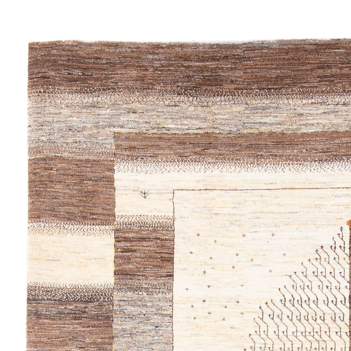 Tapis Gabbeh - Loribaft Persan - 321 x 215 cm - multicolore