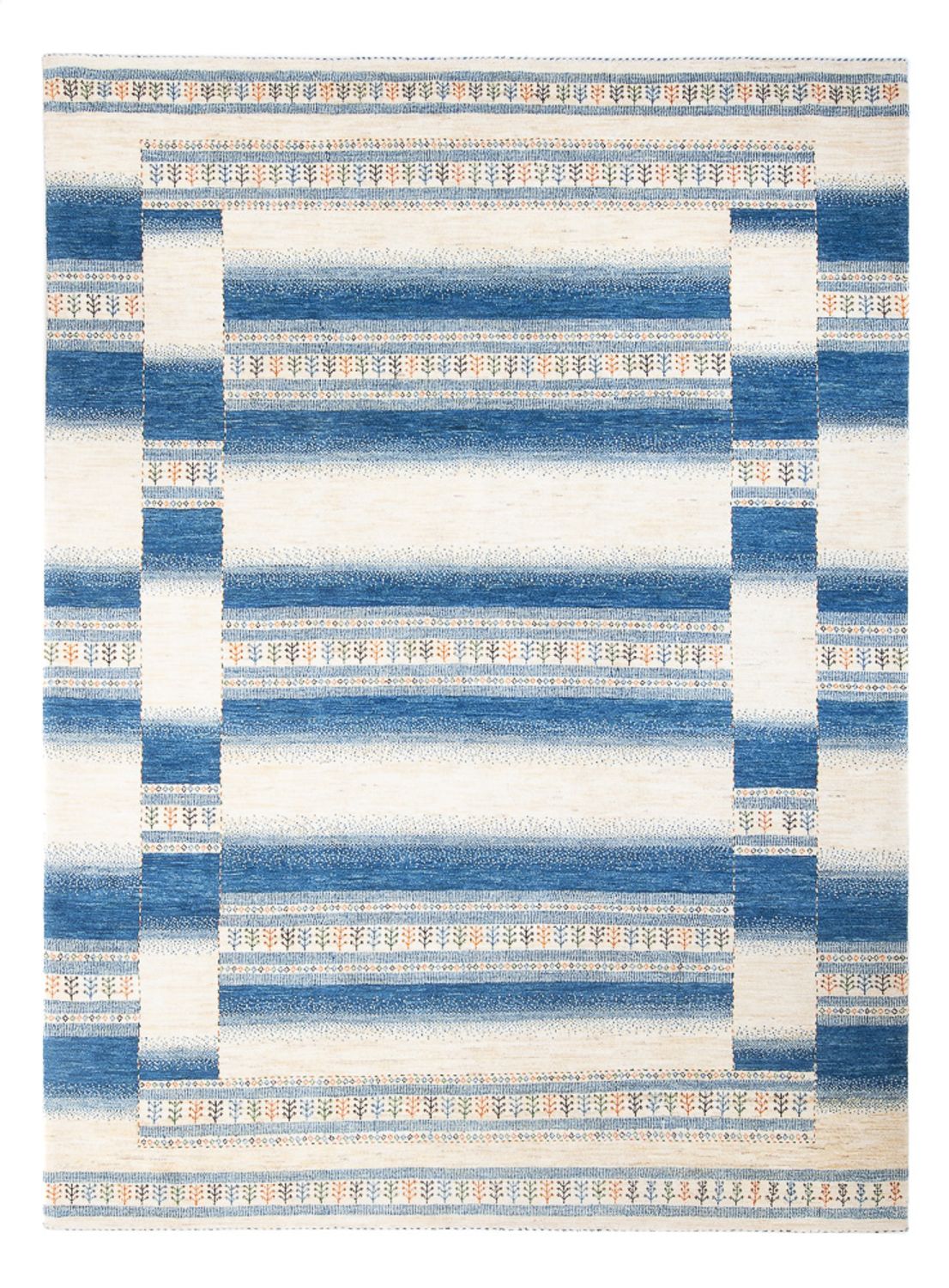 Tapis Gabbeh - Loribaft Persan - 303 x 222 cm - multicolore