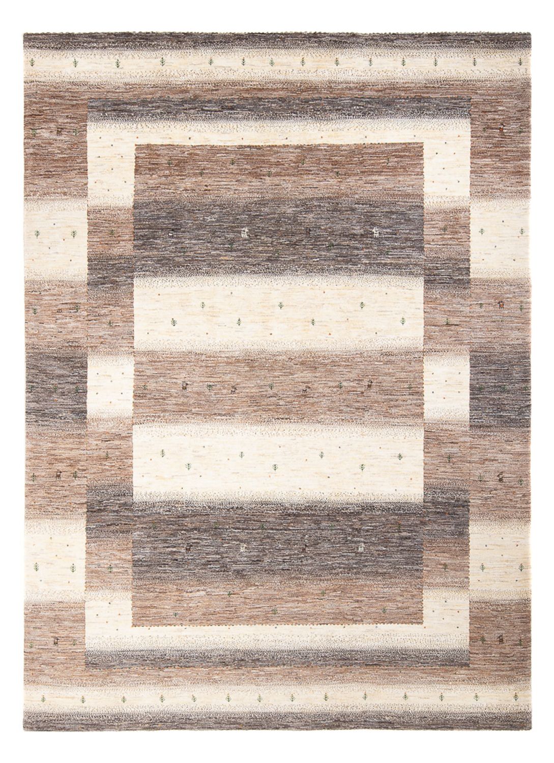 Tapis Gabbeh - Loribaft Persan - 302 x 218 cm - multicolore