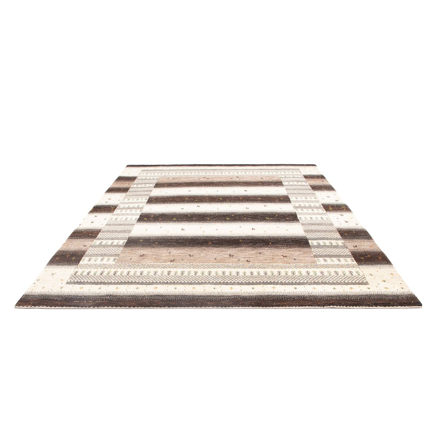 Tapis Gabbeh - Loribaft Persan - 307 x 216 cm - multicolore