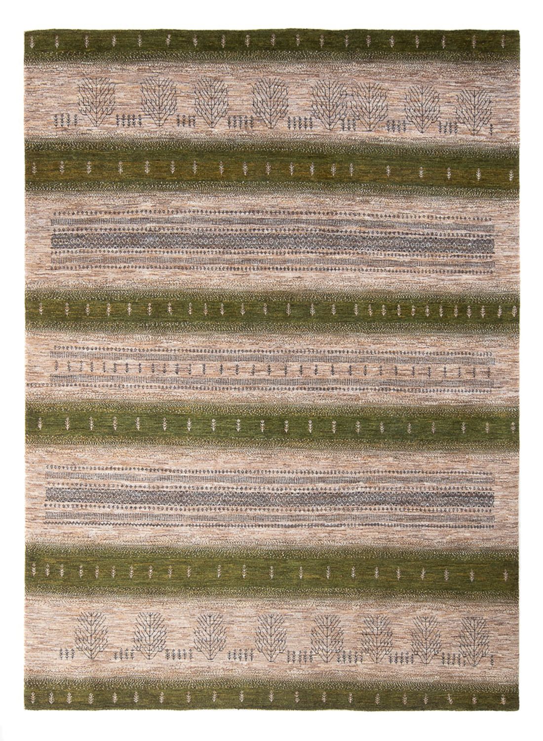 Tapis Gabbeh - Loribaft Persan - 294 x 220 cm - multicolore