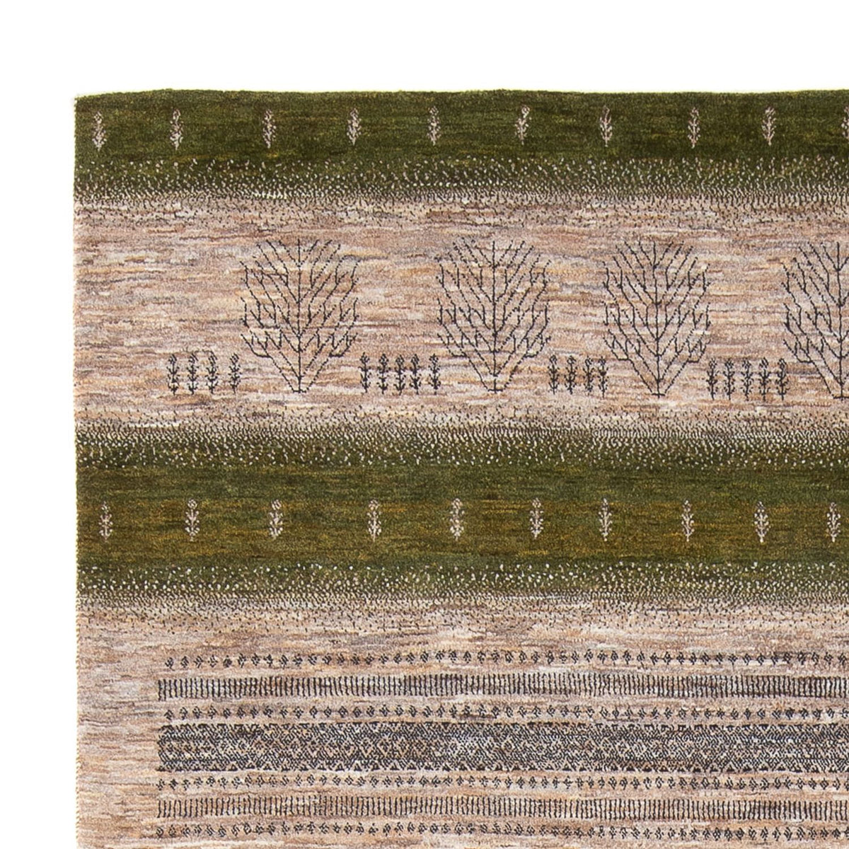 Tapis Gabbeh - Loribaft Persan - 294 x 220 cm - multicolore