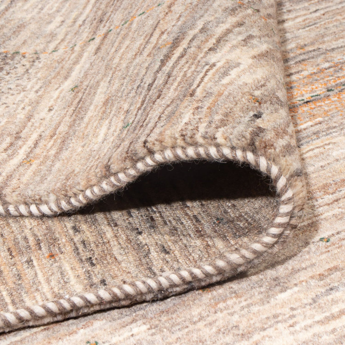 Tapis Gabbeh - Loribaft Persan - 307 x 228 cm - beige foncé