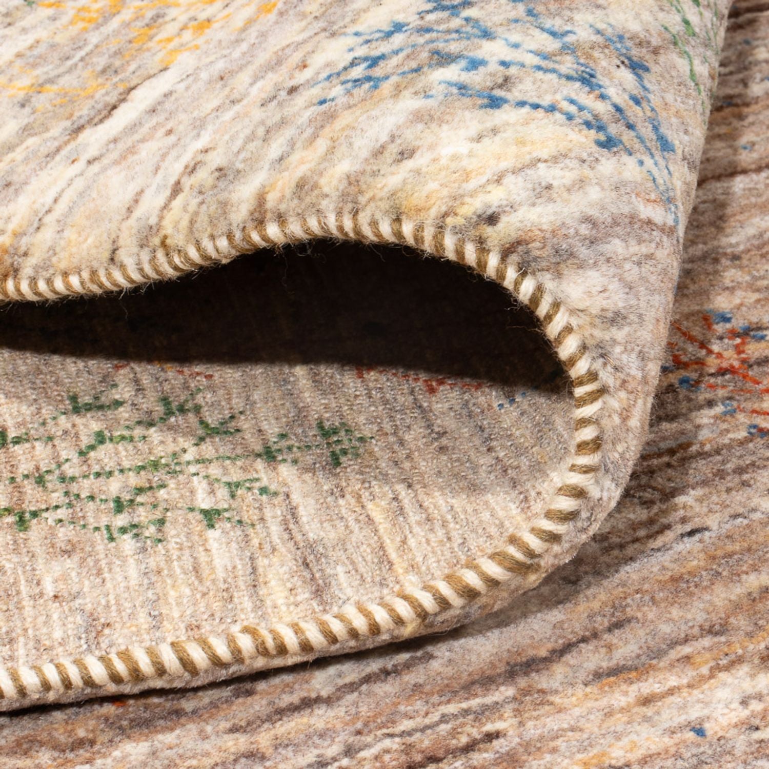 Tapis Gabbeh - Loribaft Persan - 304 x 217 cm - multicolore