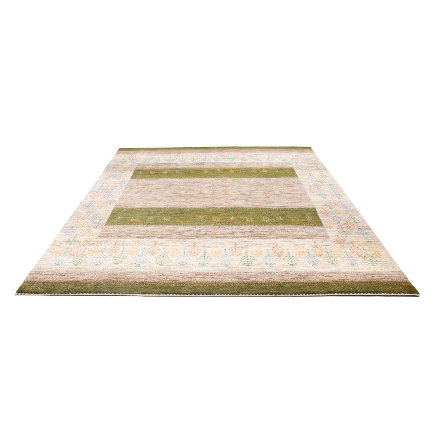 Tapis Gabbeh - Loribaft Persan - 304 x 217 cm - multicolore