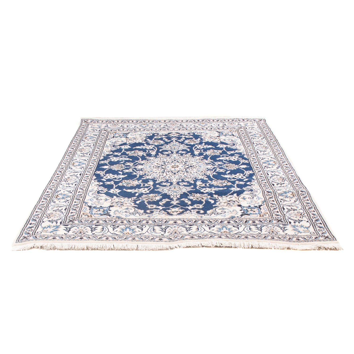 Tapis persan - Nain - Royal - 196 x 147 cm - camel foncé