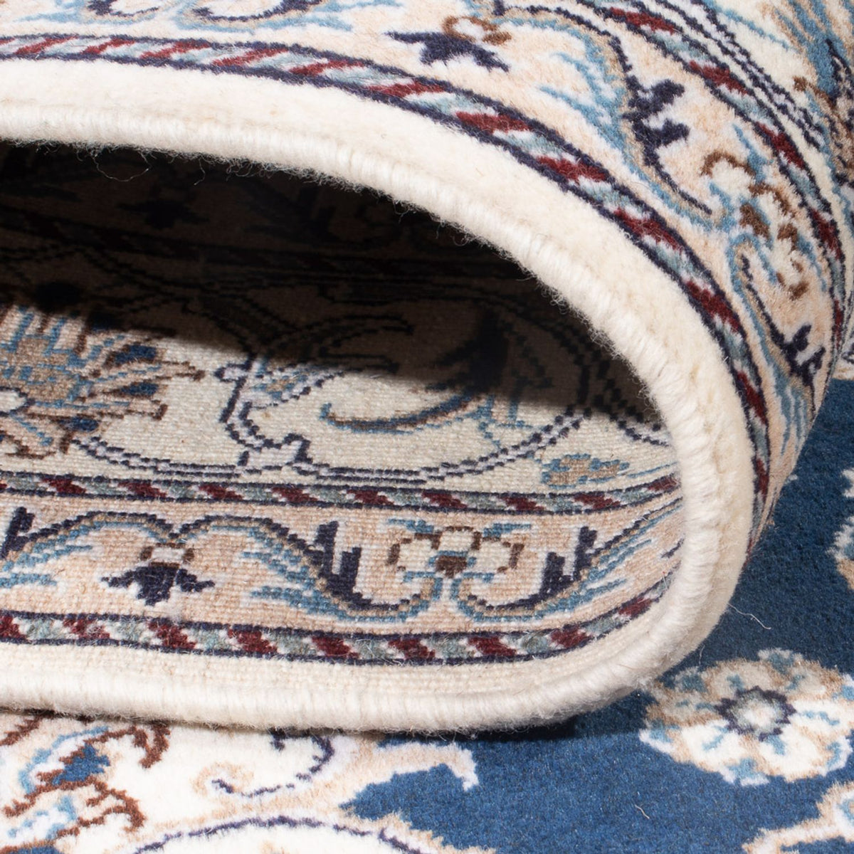 Tapis persan - Nain - Royal - 197 x 147 cm - bleu