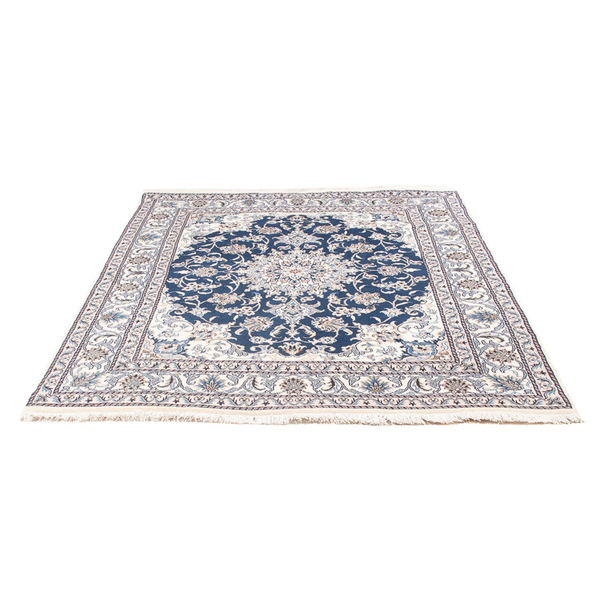Tapis persan - Nain - Royal - 197 x 147 cm - bleu