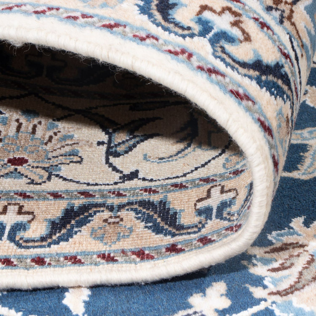 Tapis persan - Nain - Royal - 206 x 149 cm - bleu