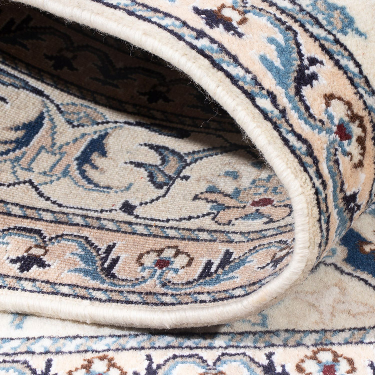 Tapis persan - Nain - Royal - 200 x 148 cm - bleu